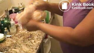 Teddybear inside toilet