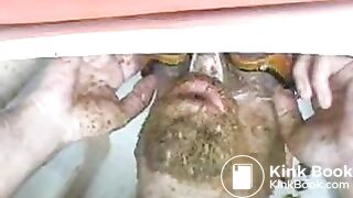 Guy goes snorkeling in her shit