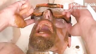 Guy goes snorkeling in her shit