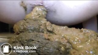 Girl Shits Lots Of Disgusting Diarrhea