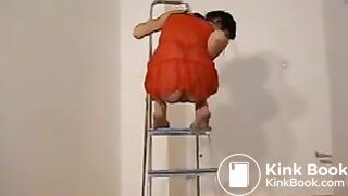 Dany desperate poop on the ladder part 2