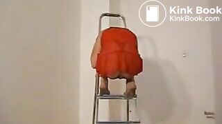 Dany desperate poop on the ladder part 2