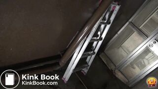 Schoolgirl shit at the building part4