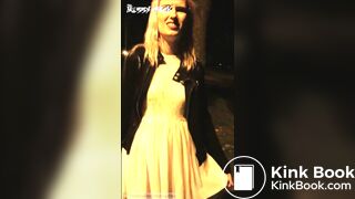 British lady poops on the outside after desperate talk