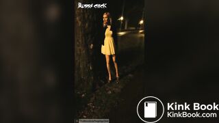 British lady poops on the outside after desperate talk