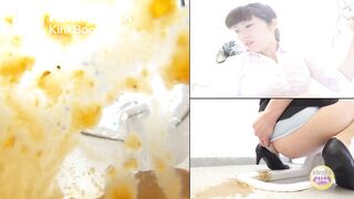 Incredible girl with diarrhea