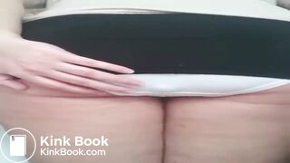 BBW short panty poop