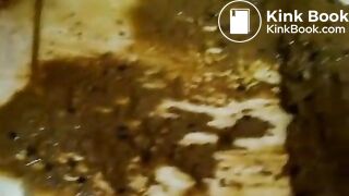 Karolay diaper poop in bathroom