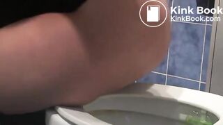 Girl Pooping On Toilet - video 2
