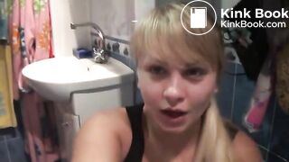 Girl Pooping On Toilet - video 2