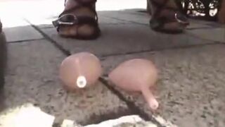 Asian girl public emema