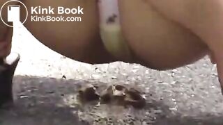 Asian girl public emema