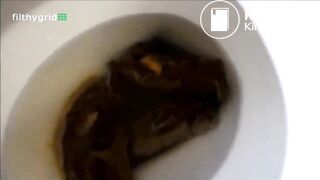 Toilet poop - video 44