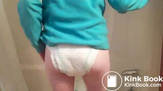 Girl diaper mess scat.gg