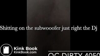 shit on subwoofer