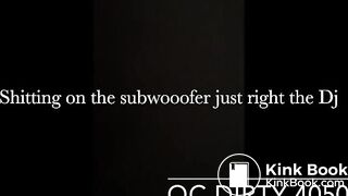 shit on subwoofer