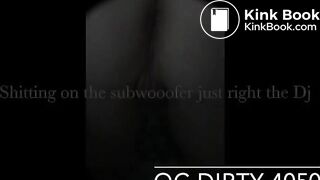 shit on subwoofer