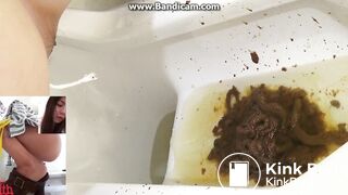 girl pooping and farting 2