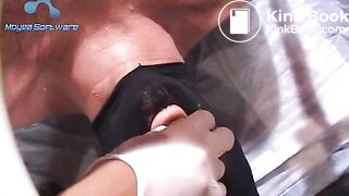 Goddess Carmen shitting in her proper toilet