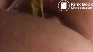 Wife pooping a huge dump pt 3