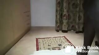 Black girl doggy shitting long turds