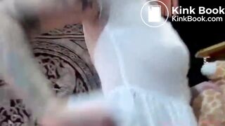 Girl Takes Big Shit in Transparent Panties