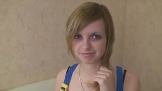 Beautiful blonde teen