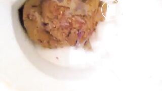 Nice Girl Pooping Toilet