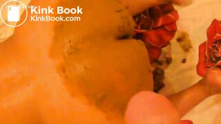 Innocent ass play from couple turns into shitty mess