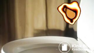 Shitting all over the toilet