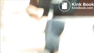 Sexy teen public toilet poop and fart