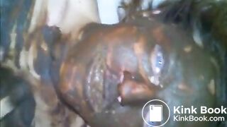 Wife gets pooped on and enjoys a fierce orgasm rubbing one out - video 2