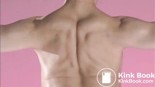 Muscular Japanese woman shits