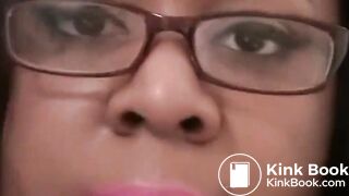 British BBW backwards shit