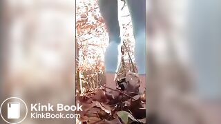 Hot milf outdoor leggings