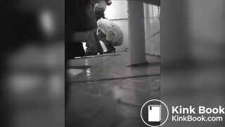 Group of girls shitting in a hole