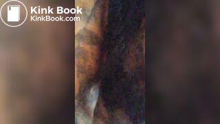 Ebony on toliet scat ass