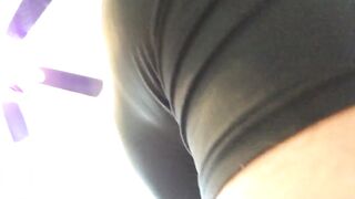 Messing while walking again