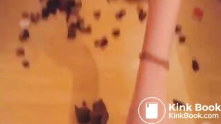 slut lick shit on webcam