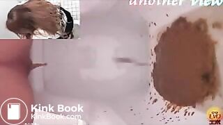 Hard Diarrhea in Public toilet