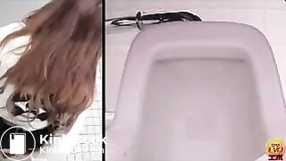 Hard Diarrhea in Public toilet