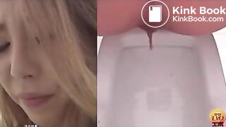 Hard Diarrhea in Public toilet