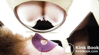 Mistress shits in slave mouth for Valentine's day