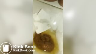 Amateur ebony poop 1