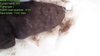 girl poops in diaper