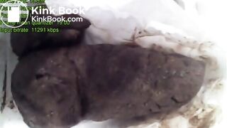 girl poops in diaper