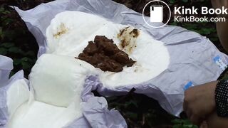 Outdoor dirty diaper discovery