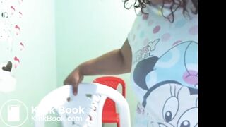 BBW Big smelly Colombian spreads her fuckholes for me.