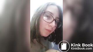 Poop close up then eaten and smeared on body