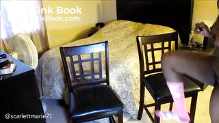 S...Marie Poops from 2 chairs